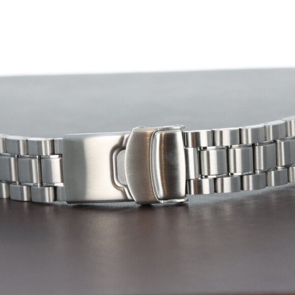 Hadley-Roma 24mm Solid Link Stainless Steel Men's Watch Bracelet/Band, MB4476W - Picture 1 of 3